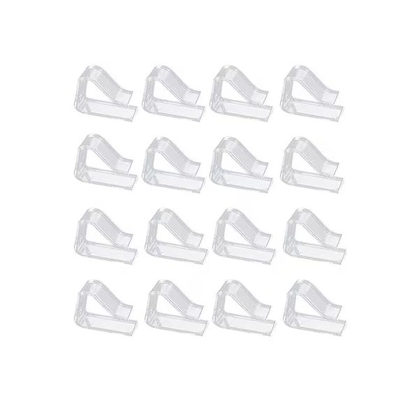 16 Piece Clear Plastic Tablecloth Clips