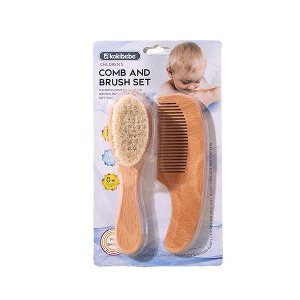 Baby Toddler Comb Set Wool Brush And Comb