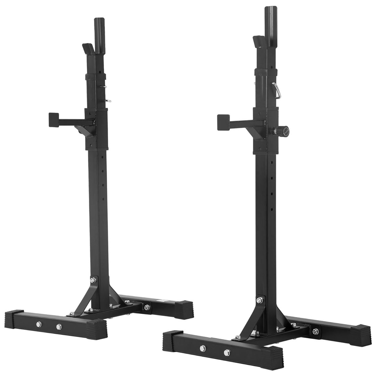 2-piece Adjustable Squat Rack Fitness Multifunction Squat Stand Barbell Rack