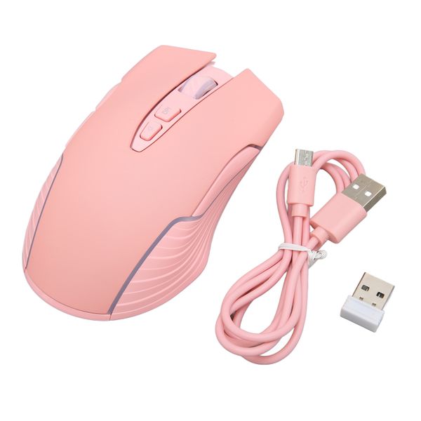 RGB Wireless Mouse (Pink)