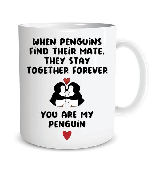 You're My Penguin Husband Wife Anniversary Valentine Gift 11Oz Coffee Mug