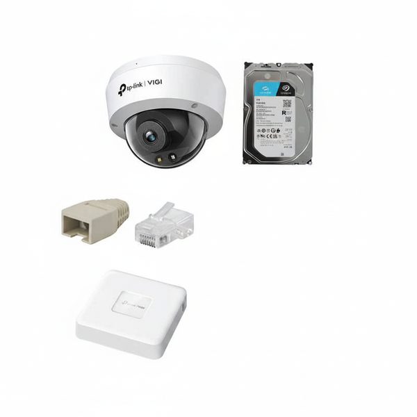 Vigi 4 Channel NVR System with 4 x 3MP Dome Cameras