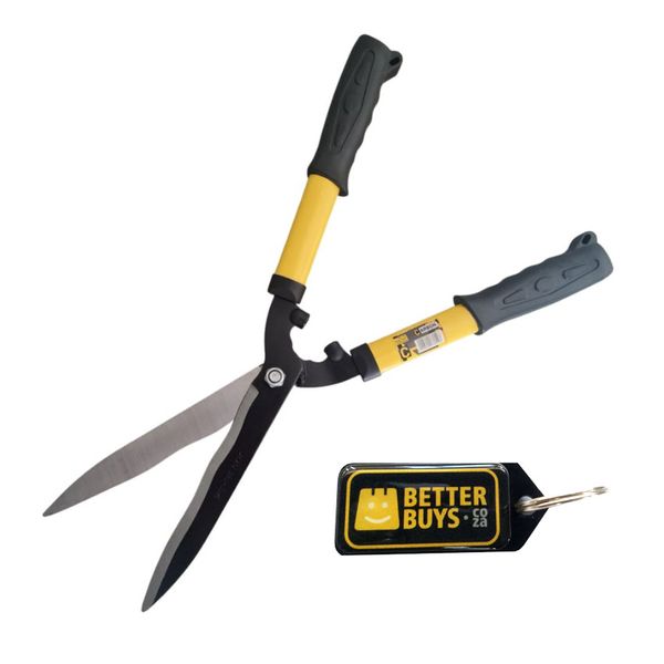 Heavy Duty Garden Hedge Shear Trimming Scissors &amp; Gel Key Holder