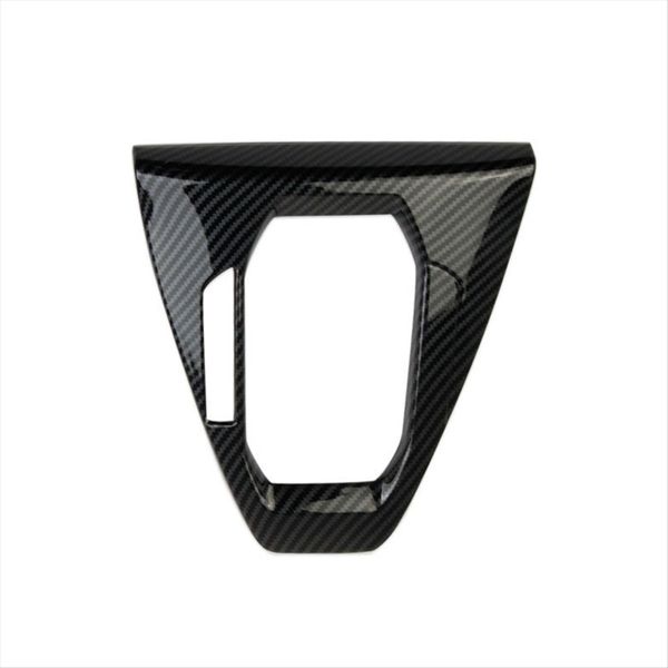 Center Console Gear Shift Panel Cover Trim for Carbon Compatible with Ford