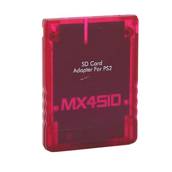 Transparent Card Reader Compatible with PS2 (Red)