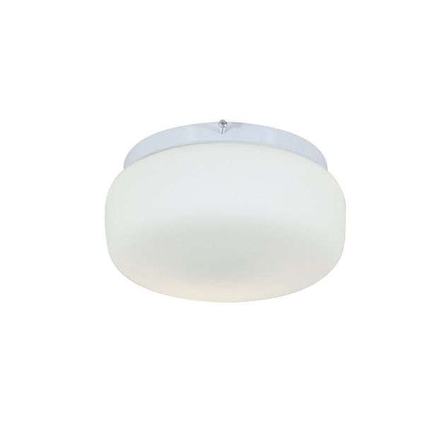 Eurolux Cheese Fitting Round Opal Glass 200mm