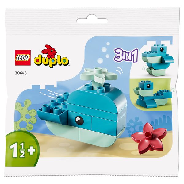 LEGO® DUPLO® 30648 Whale Polybag Building Toy Set (9 Pieces)