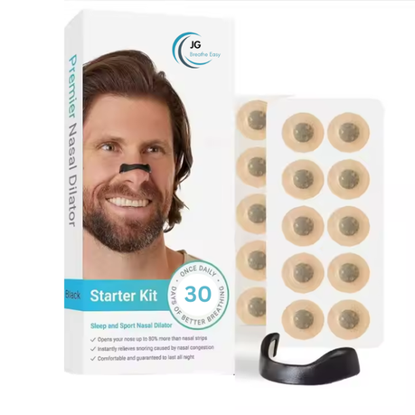 JG Breathe Easy Sleep & Sport Magnetic Nasal Dilator Kit 30-Day Pack Image