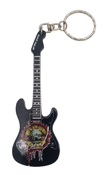 Keyring Mini Guitar - Guns N' Roses 11cm