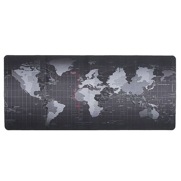 90cm x 40cm x 3mm Universal World Map Gaming Anti-slip Mouse Pad