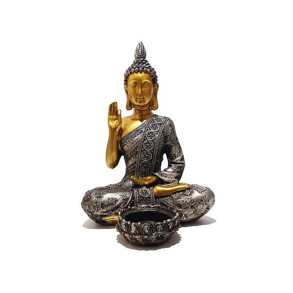 Buddha - Meditating - Candle Holder