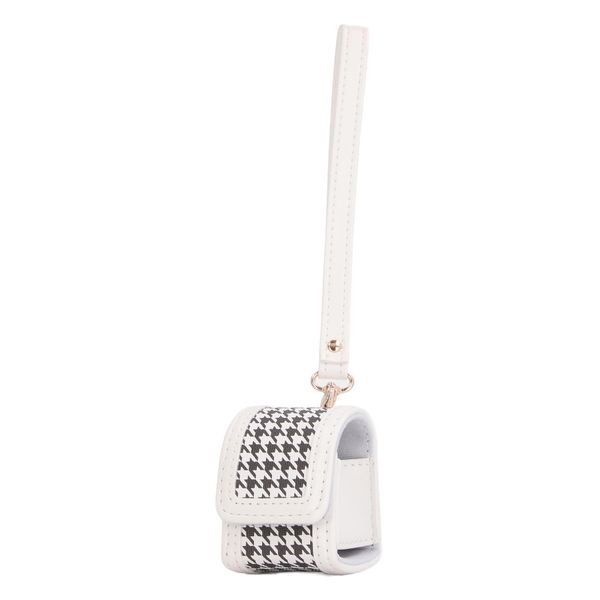 White plaid case for Instax Pal