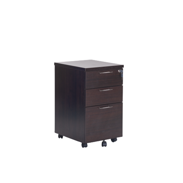 Axa Mobile 3 Drawer Unit - Wenge