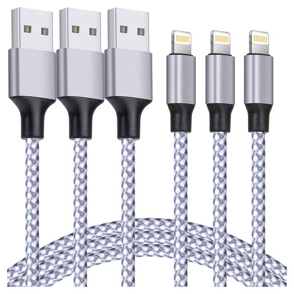 Charging cable, data cable, 1.8Mx3 with iPhone 14 / 13/12/11