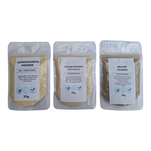 Ashwagandha, Mucuna Pruiens &amp; Brahmi Combo