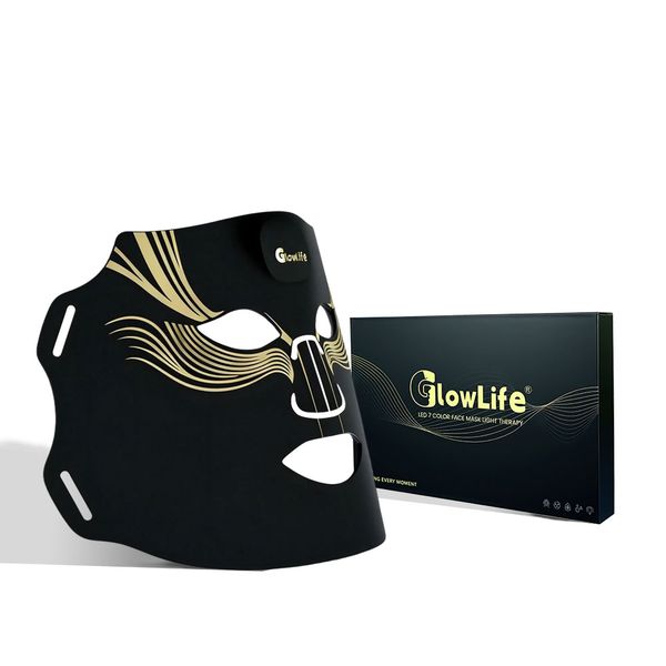 LED Light Therapy Mask 7-Color Light Therapy For Wrinkles, Acne &amp; Dullness