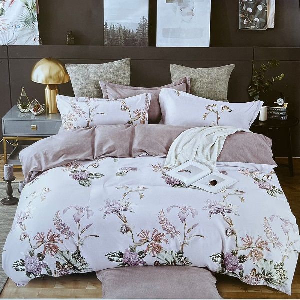 Big Girl Soft Touch Embellished Six Pc Duvet Cover Set Light Purple