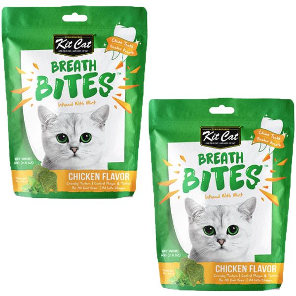 1 x Kit Cat Chicken Breath Bites - 2 x 60g