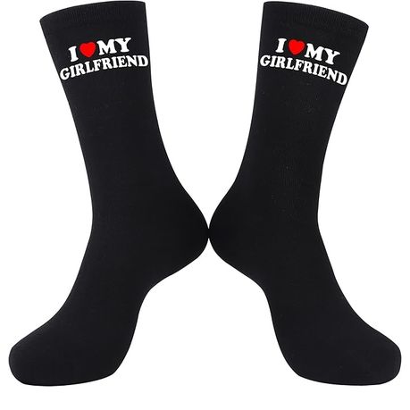 I Love My Girl friend Socks, Gift Anniversay, Valentine's Day, Christmas Image