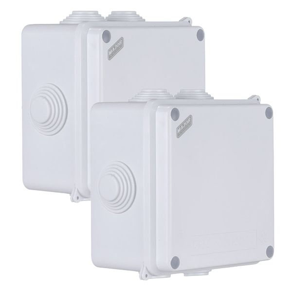 Veti Junction Box, 100x100x70mm, Pack of x2 (VJ10107R)