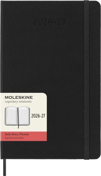 Moleskine 2027 18m Black Large Daily Hard
