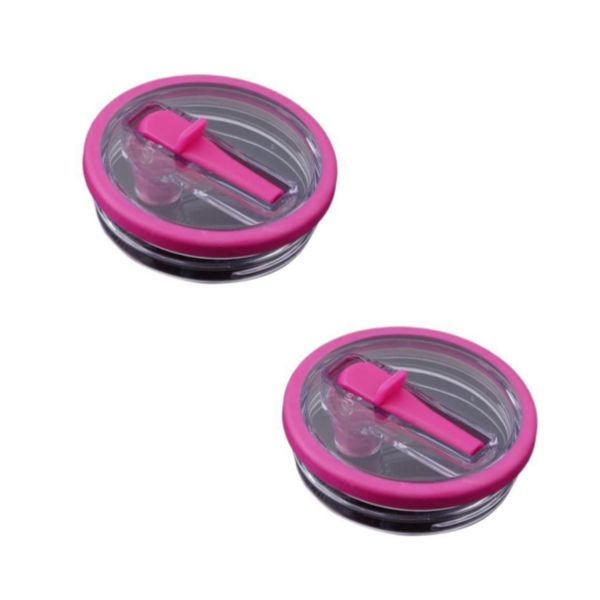 Pack of 2 Flip Straw Replacement Lids for 40oz Tumbler/ Stanley cup