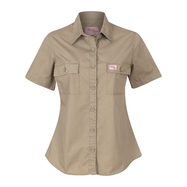 Sniper Africa Ladies Khaki Adventure Short Sleeve Shirt