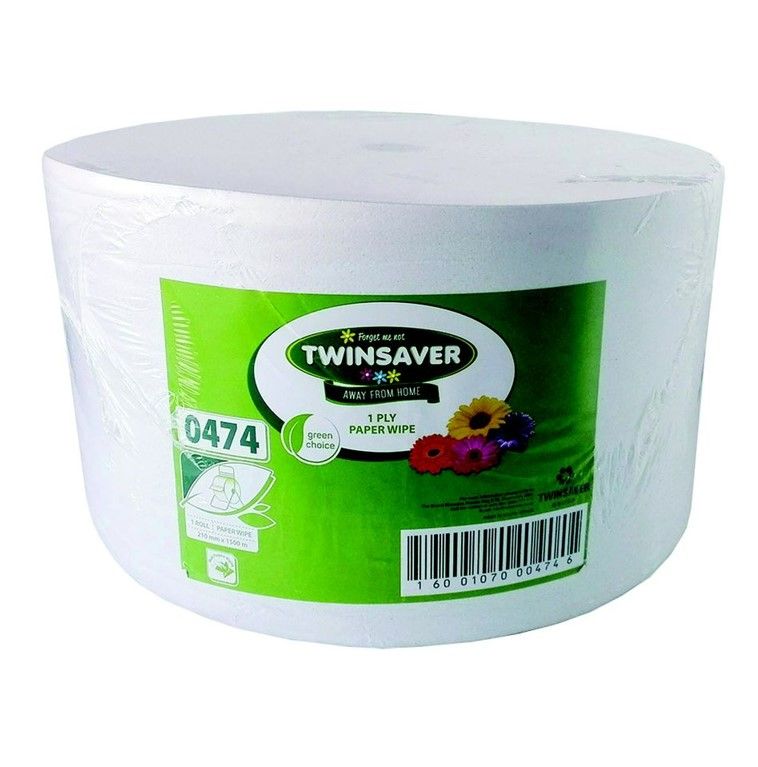 Twinsaver 1Ply Jumbo Tissue Roll 210mmx1500m Shop Today. Get it