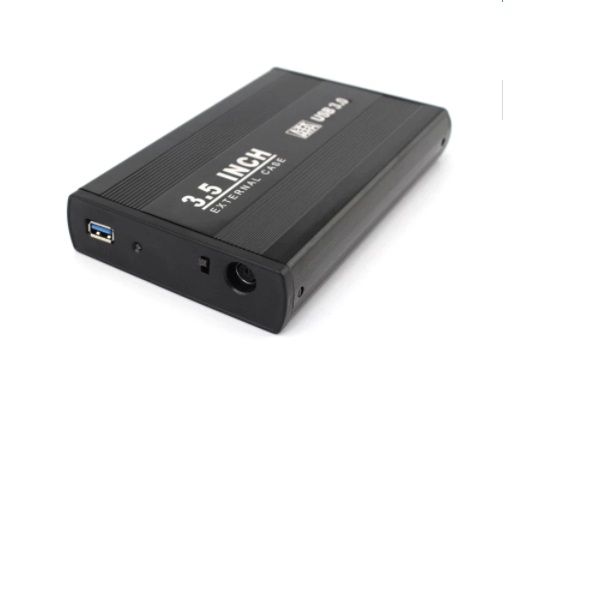3.5" USB 3.0 External Sata Hard Drive External Case Enclosure Black