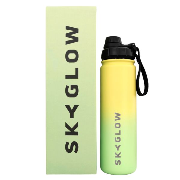 SkyGlow 650ml Vacuum Insulated Stainless Steel Water Bottle