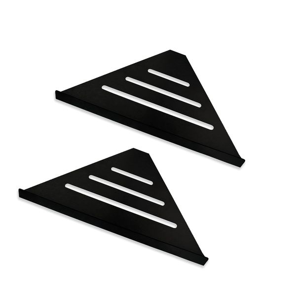 2 Piece 304 Stainless Steel Shelf Wall Mount Triangular Shower Corner Shelf