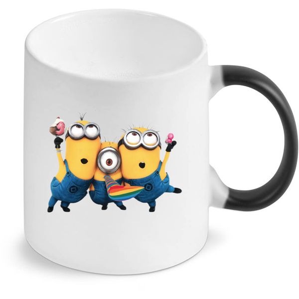 Minions Despicable Me Birthday Christmas Magic Colour Changing Gift Mug