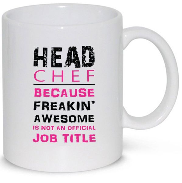 Head Chef Birthday Christmas Office Colleague Coworker Gift Mug