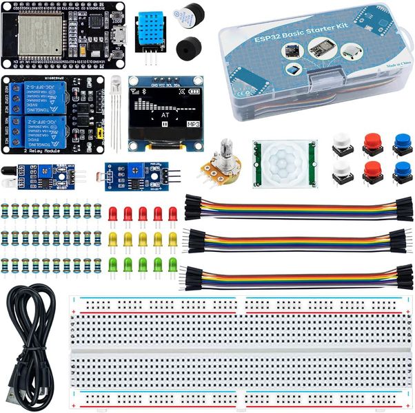 Basic Starter Kit for ESP32-32S WiFi I OT Development Board with Tutorial