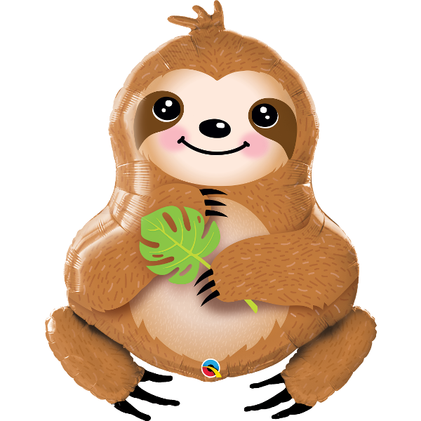 39 Inch Foil Sweet Sloth