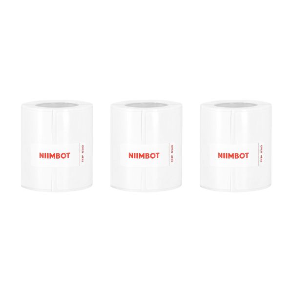 Niimbot - B1 / B21 / B3S - 50 x 80mm - White - 3 Pack (95 Labels per Roll)