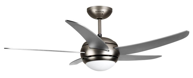 Taurus Fan Ceiling 5 Blade Steel Silver 120cm Fan: 70W + Bulb: Max 60W