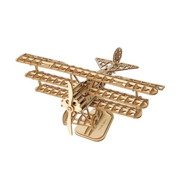 3D Wooden Puzzle Airplane
