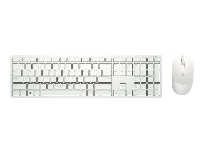 Dell Pro Keyboard and Mouse - KM5221W - US International (QWERTY) - White