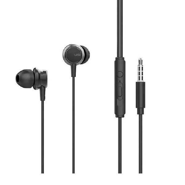 UiiSii HM9 In-Ear Deep Bass Earphones with Mic - Black