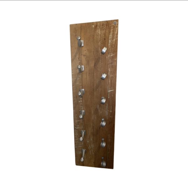 Rustic Vintage Wooden Wall Mount Wine Rack