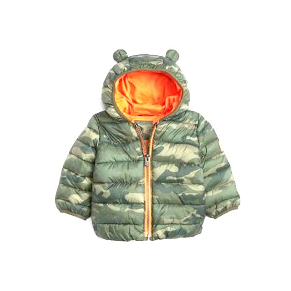 GAP - Kids Green Camo Puffer Jacket
