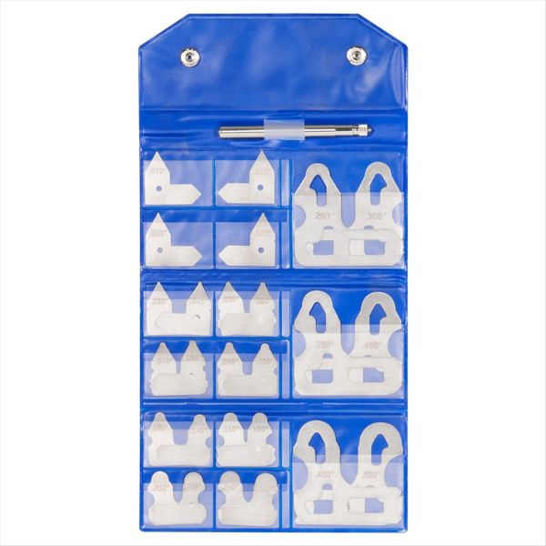 26 Pc Radius Gauge Set 0.010 To 0.500In Gauges Compatible with None