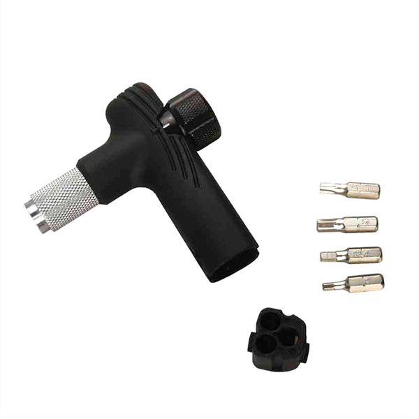 Adjustable Bike Torque Wrench Portable Bicycle Maintenance Kit Black