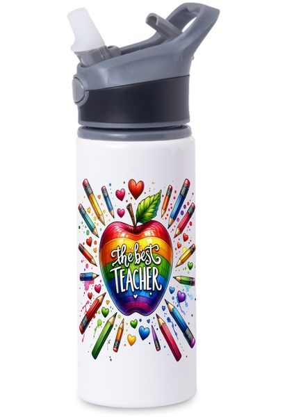 Stainless Steel Best Teacher Water Bottle