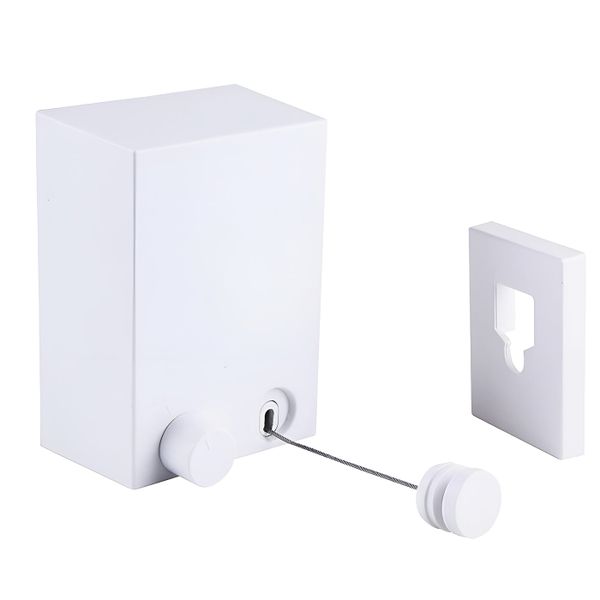 420cm ABS Case Retractable Clothesline for Laundry Room - White
