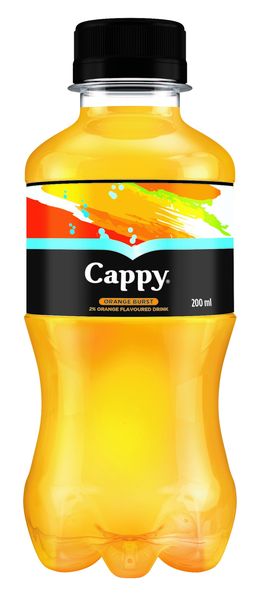 Cappy Burst Fruit Juice Orange 24 x 200ml