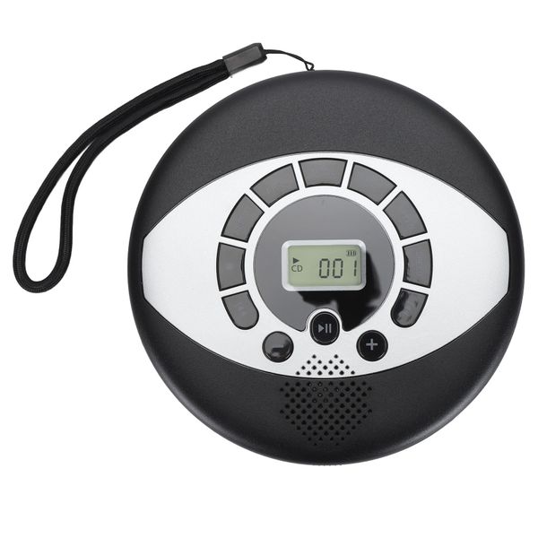 Portable CD Player Speaker Headphone USB Rechargeable 1500mAh