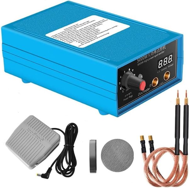 5000W Battery Spot Welder Portable Welder Kit for 18650/26650 Battery Pack
