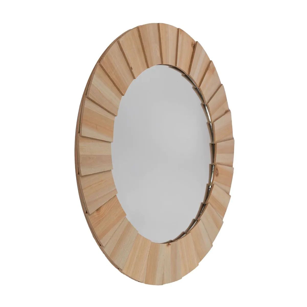 Wood Round Mirror - 580mm | Shop Today. Get it Tomorrow! | takealot.com